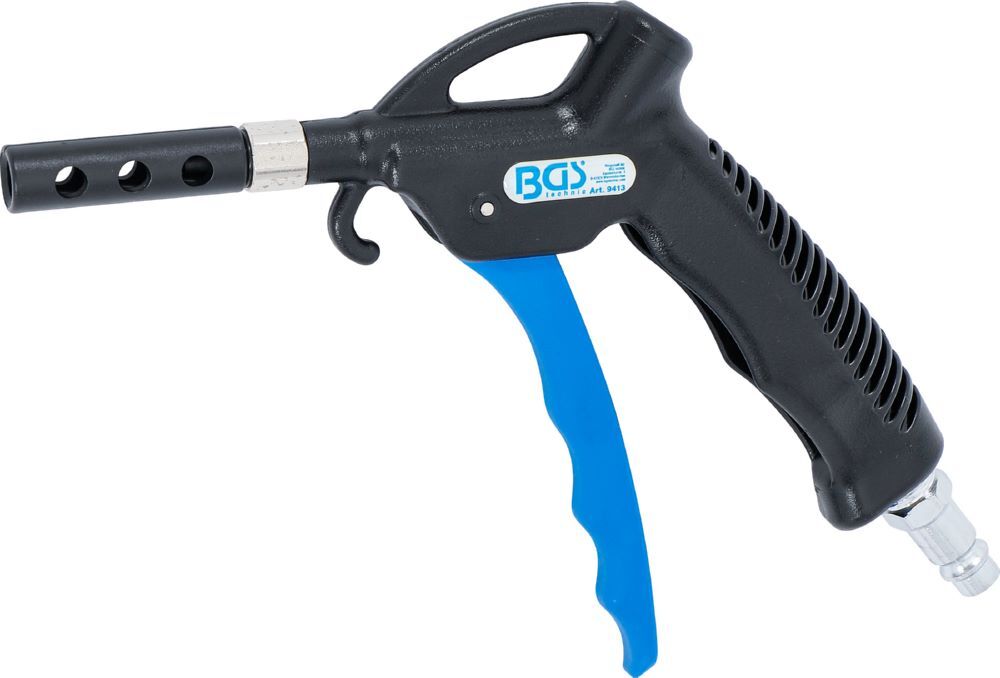 BGS Druckluft Ausblaspistole mit 3 Aufsätzen Produktbild BGS Druckluft Ausblaspistole mit 3 Aufsätzen