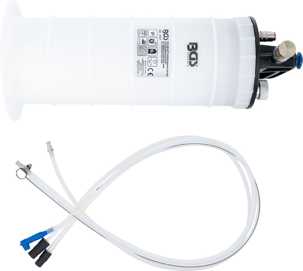 BGS Druckluft Bremsenentlüfter und Ölabsauggerät Produktbild BGS Druckluft Bremsenentlüfter und Ölabsauggerät bild 4