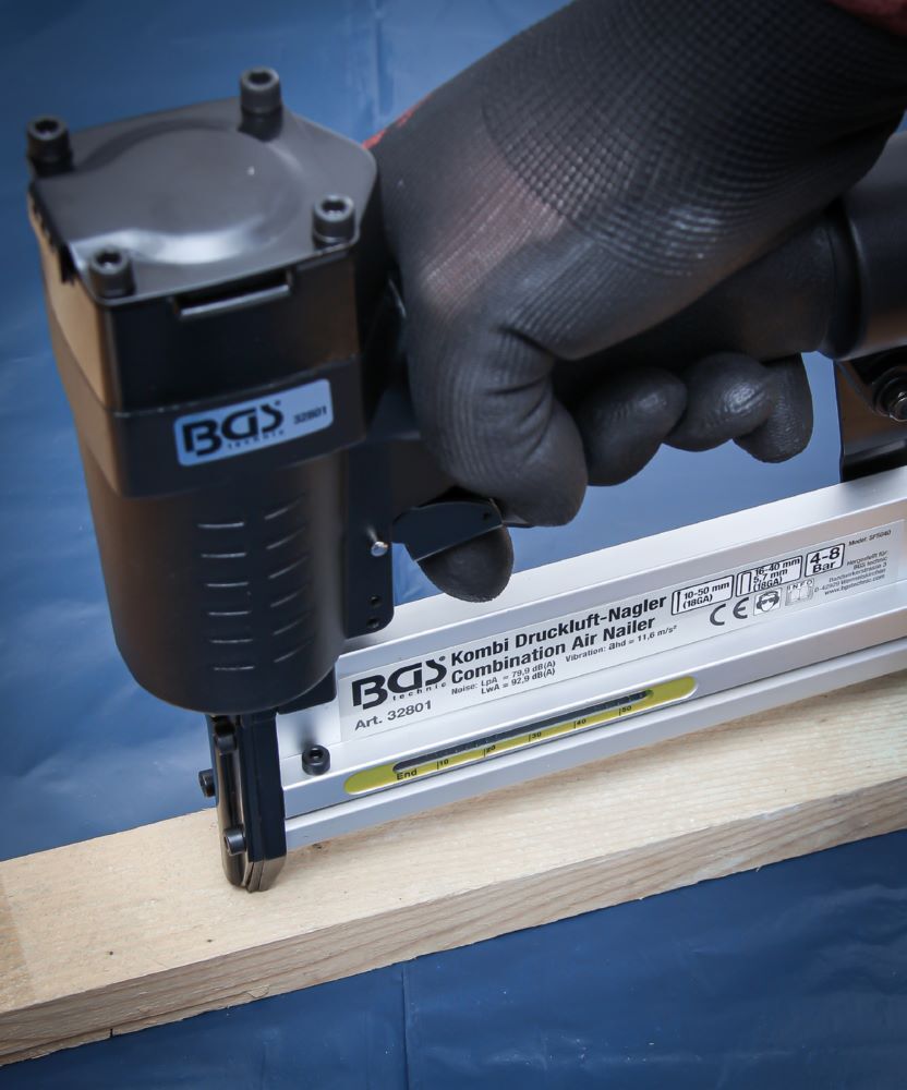 BGS Druckluft Kombi Nagler 50 mm max 8,3 bar BGS Druckluft Kombi Nagler 50 mm max 8,3 bar
