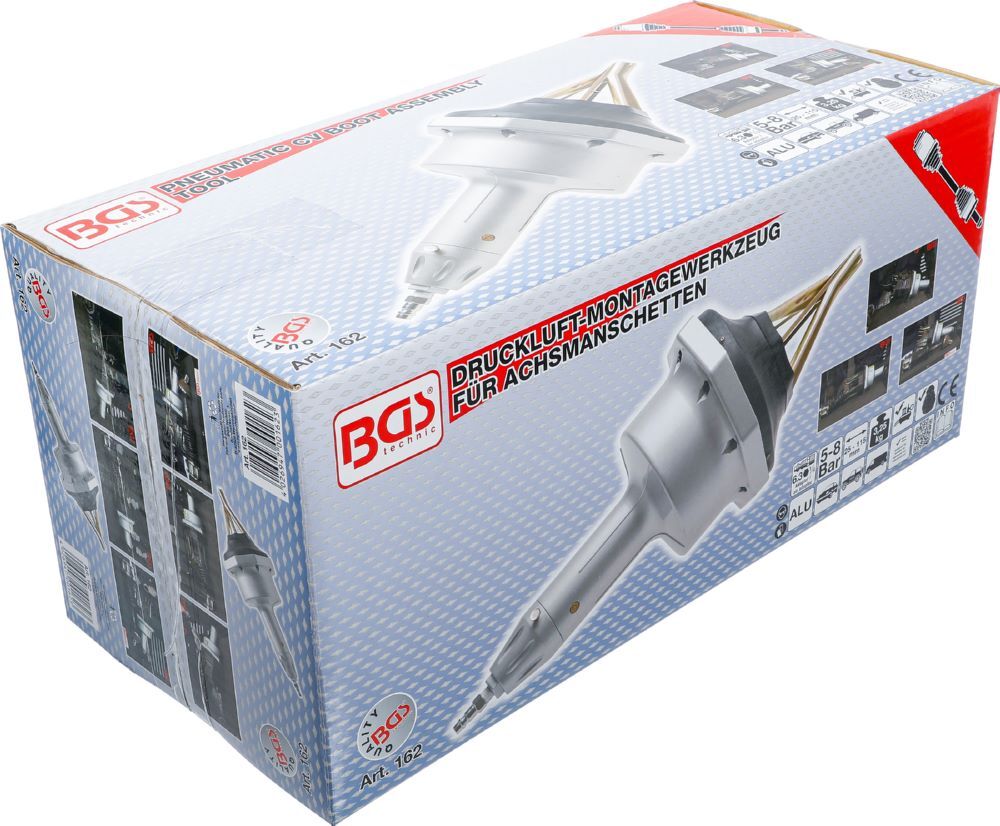 BGS Druckluft Montagewerkzeug für Achsmanschetten 25 - 115 mm