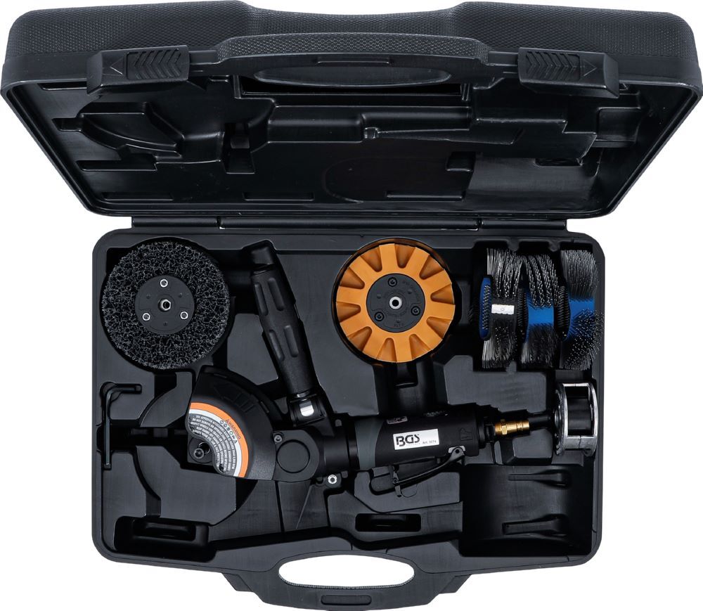 BGS Druckluft Multi Schleifer Satz Freilaufdrehzahl 4000 U/min Produktbild BGS Druckluft Multi Schleifer Satz Freilaufdrehzahl 4000 U/min bild 5