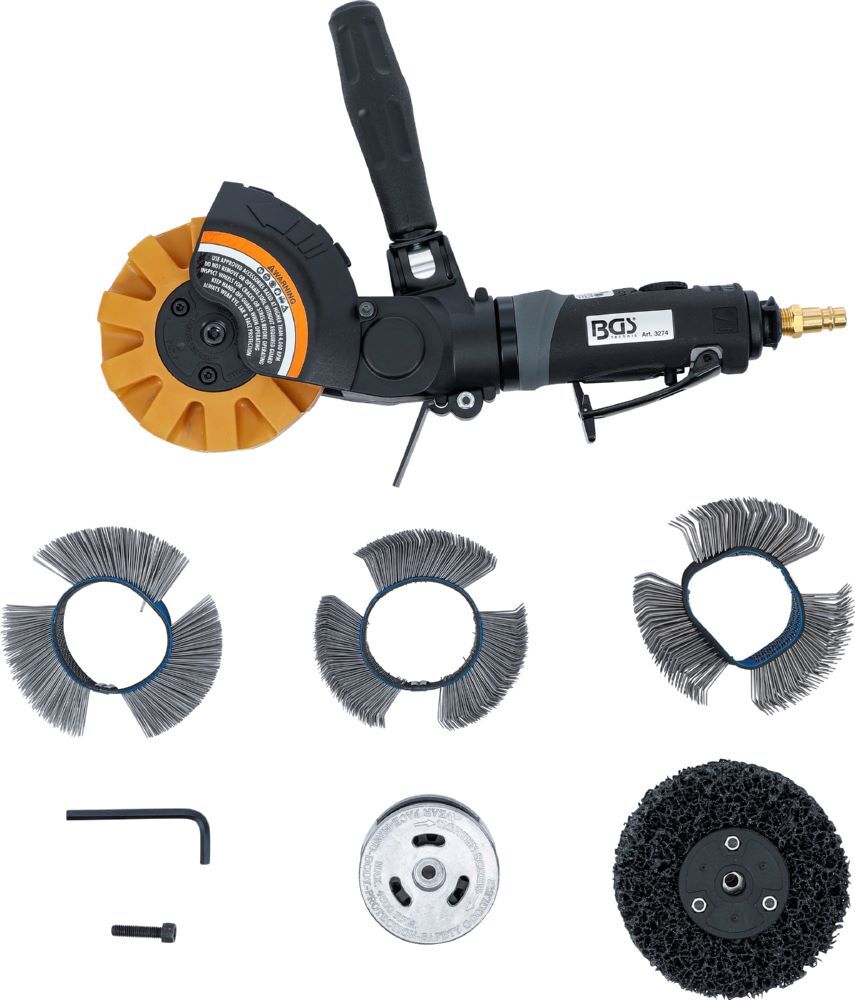 BGS Druckluft Multi Schleifer Satz Freilaufdrehzahl 4000 U/min Produktbild BGS Druckluft Multi Schleifer Satz Freilaufdrehzahl 4000 U/min bild 6