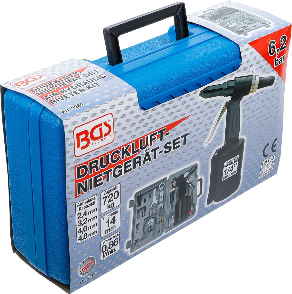 BGS Druckluft Nietpistole Arbeitsdruck 6,2 bar Produktbild BGS Druckluft Nietpistole Arbeitsdruck 6,2 bar bild 10