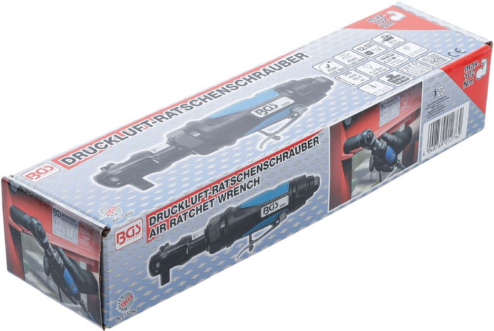 BGS Druckluft Ratschenschrauber 12,5 mm 1/2 Zoll 102 Nm Produktbild BGS Druckluft Ratschenschrauber 12,5 mm 1/2 Zoll 102 Nm bild 7