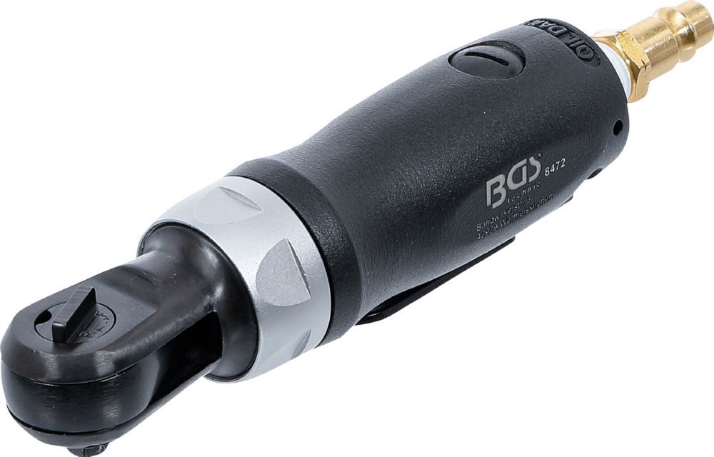 BGS Druckluft Ratschenschrauber 6,3 mm 1/4 Zoll 54 Nm extra kurz Produktbild BGS Druckluft Ratschenschrauber 6,3 mm 1/4 Zoll 54 Nm extra kurz