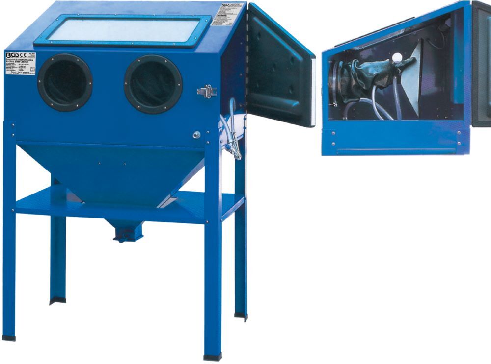 BGS Druckluft Sandstrahlkabine 860 x 570 x 1390 mm Produktbild BGS Druckluft Sandstrahlkabine 860 x 570 x 1390 mm