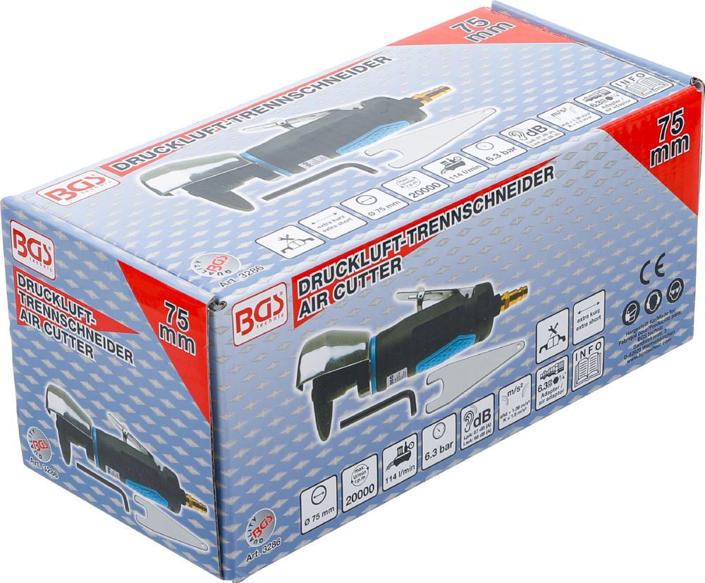 BGS Druckluft Trennschneider 75 mm Leerlaufdrehzahl 20000 U/min Produktbild BGS Druckluft Trennschneider 75 mm Leerlaufdrehzahl 20000 U/min bild 4