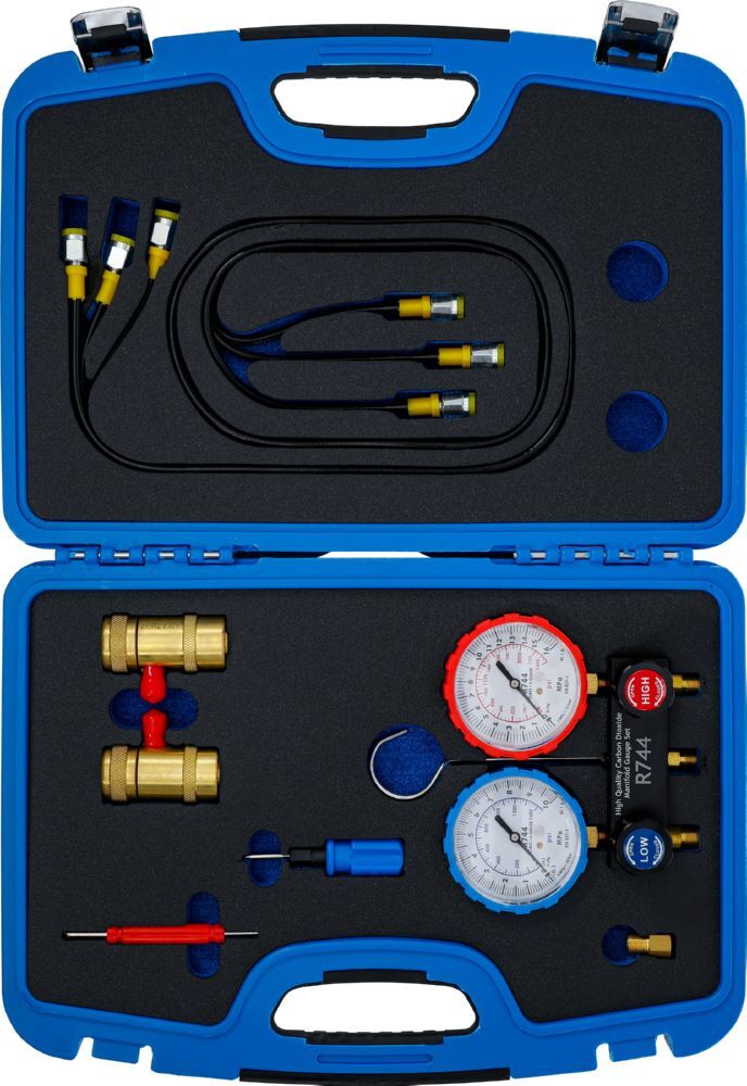 BGS Druckuhr Armatur für Klimaanlagenprüfung für Kältemittel R744 BGS Druckuhr Armatur für Klimaanlagenprüfung für Kältemittel R744