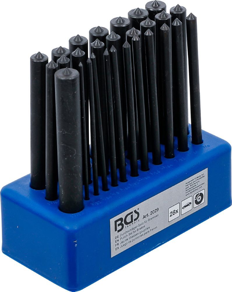 BGS Durchschläger Satz für Bremsen 28 teilig Produktbild BGS Durchschläger Satz für Bremsen 28 teilig
