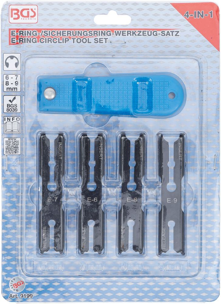 BGS E-Ring Sicherungsring Werkzeug Satz "4-IN-1" Produktbild BGS E-Ring Sicherungsring Werkzeug Satz "4-IN-1" bild 3