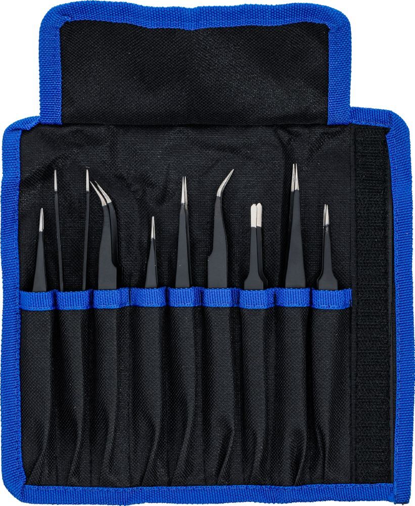 Produktbild Edelstahl Pinzetten Satz 9 teilig bild 5