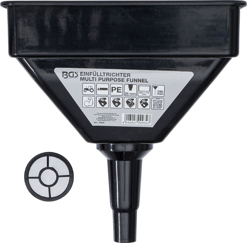 Produktbild Einfülltrichter schwere Ausführung 260 x 170 mm bild 2