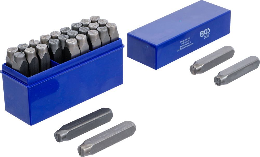 BGS Einschlagbuchstaben 10 mm Produktbild BGS Einschlagbuchstaben 10 mm