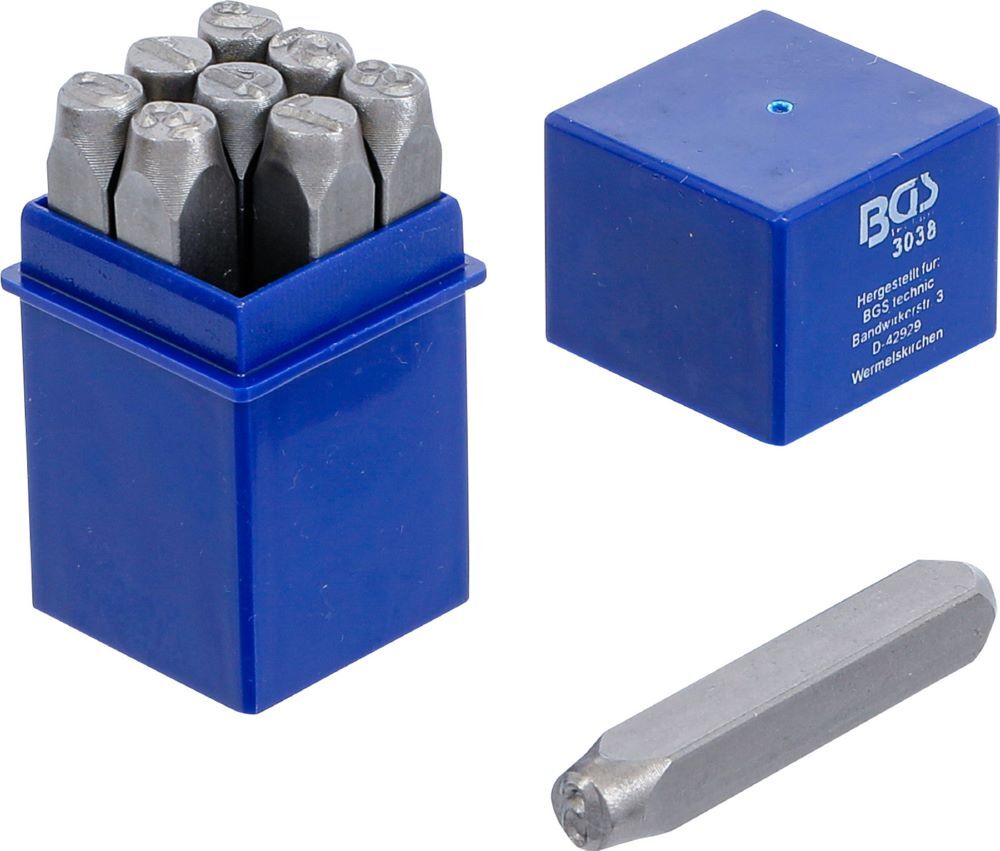 BGS Einschlagzahlen 8 mm Produktbild BGS Einschlagzahlen 8 mm