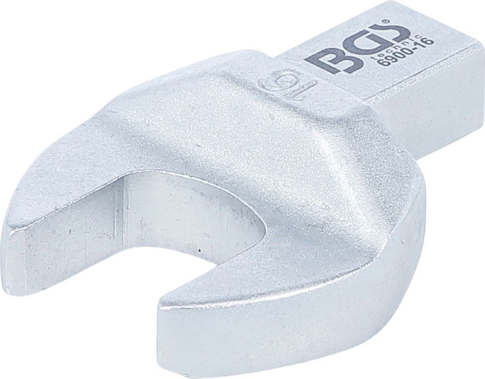 BGS Einsteck Maulschlüssel 16 mm Aufnahme 9 x 12 mm Produktbild BGS Einsteck Maulschlüssel 16 mm Aufnahme 9 x 12 mm