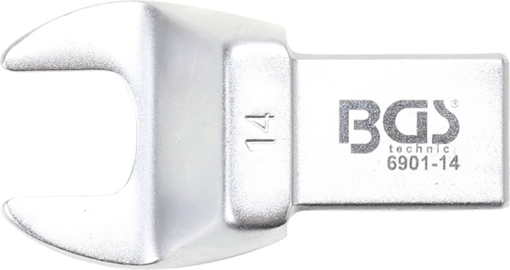 BGS Einsteck Maulschlüssel 14 mm Aufnahme 14 x 18 mm Produktbild BGS Einsteck Maulschlüssel 14 mm Aufnahme 14 x 18 mm