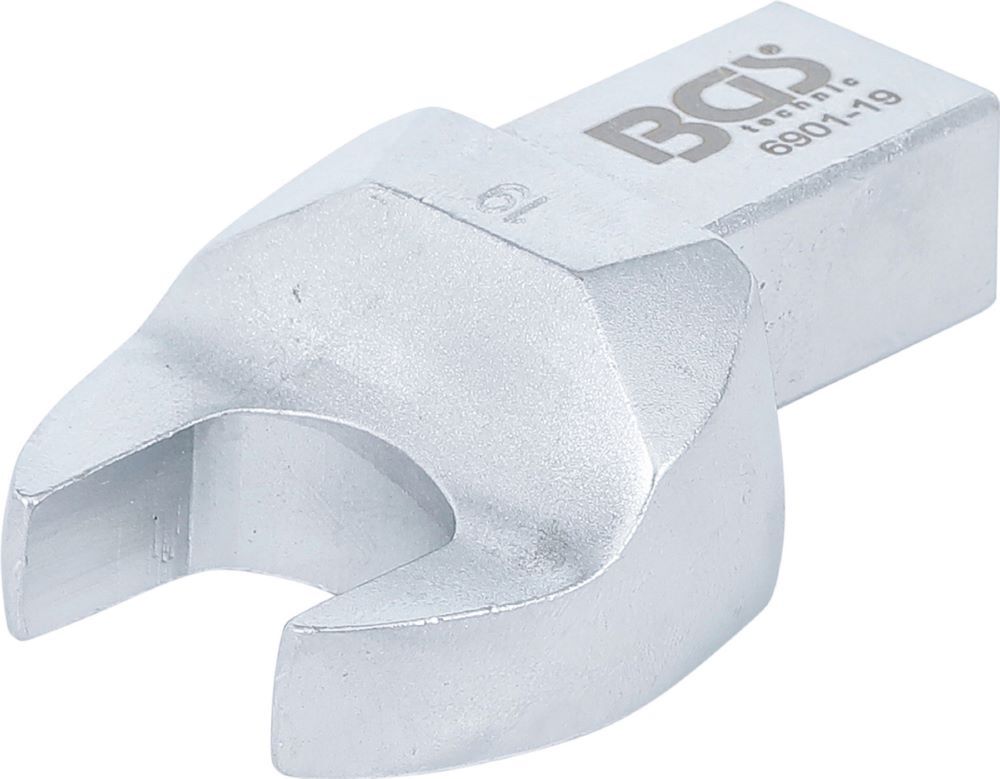 BGS Einsteck Maulschlüssel 19 mm Aufnahme 14 x 18 mm Produktbild BGS Einsteck Maulschlüssel 19 mm Aufnahme 14 x 18 mm
