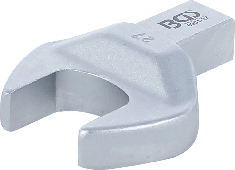 BGS Einsteck Maulschlüssel 27 mm Aufnahme 14 x 18 mm Produktbild BGS Einsteck Maulschlüssel 27 mm Aufnahme 14 x 18 mm