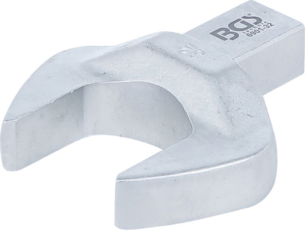 BGS Einsteck Maulschlüssel 32 mm Aufnahme 14 x 18 mm Produktbild BGS Einsteck Maulschlüssel 32 mm Aufnahme 14 x 18 mm