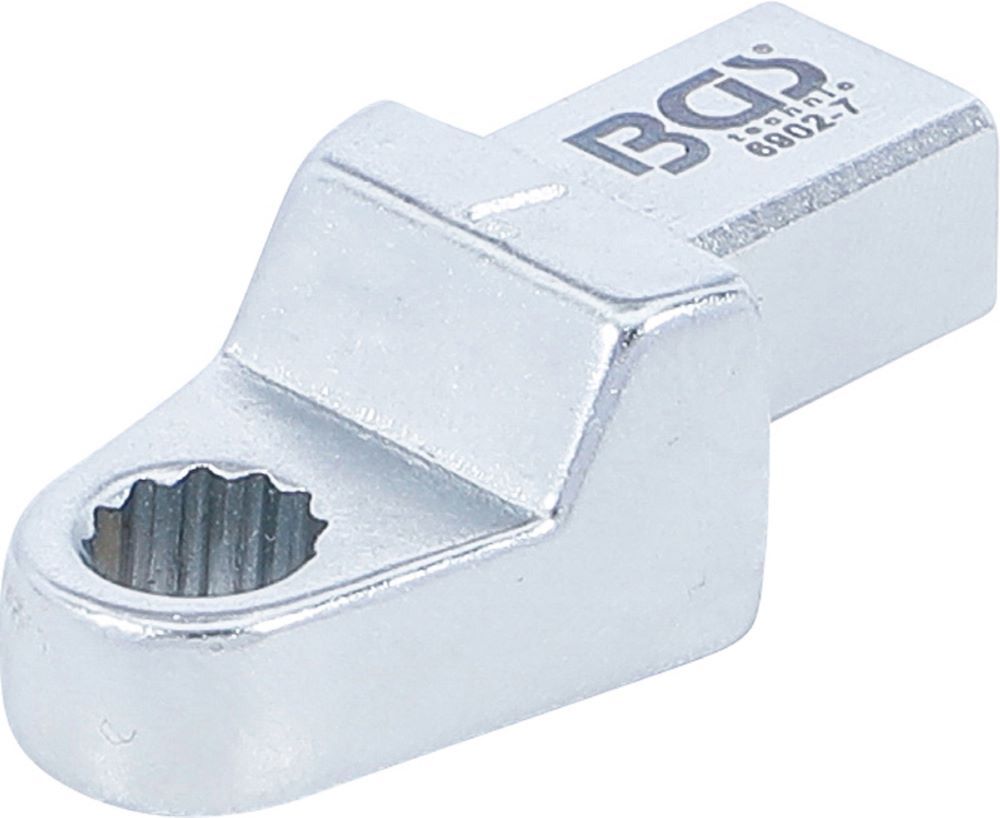BGS Einsteck Ringschlüssel 7 mm Aufnahme 9 x 12 mm Produktbild BGS Einsteck Ringschlüssel 7 mm Aufnahme 9 x 12 mm