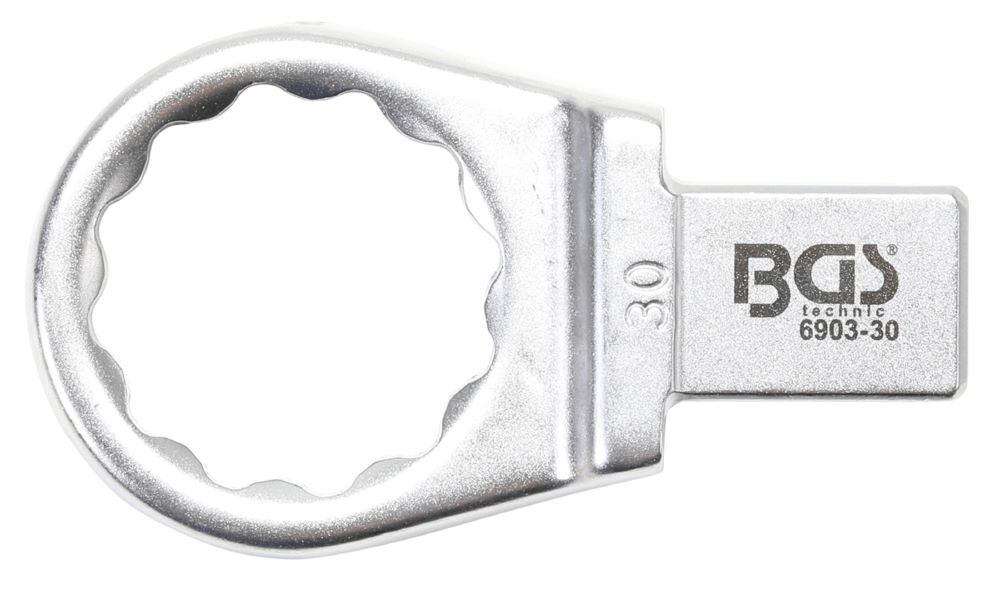 BGS Einsteck Ringschlüssel 30 mm Aufnahme 14 x 18 mm Produktbild BGS Einsteck Ringschlüssel 30 mm Aufnahme 14 x 18 mm