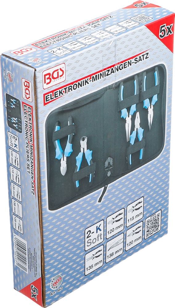 BGS Elektronik Minizangen Satz 5 teilig Produktbild BGS Elektronik Minizangen Satz 5 teilig bild 6
