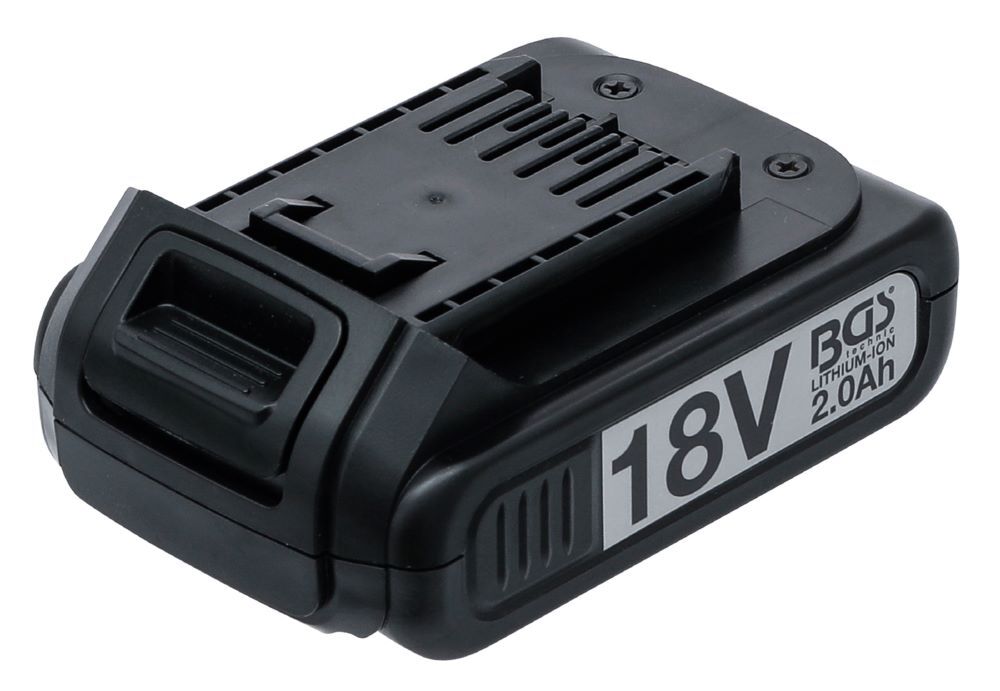 BGS Ersatz Akku Li-Ion 18 V / 2,0 Ah Produktbild BGS Ersatz Akku Li-Ion 18 V / 2,0 Ah