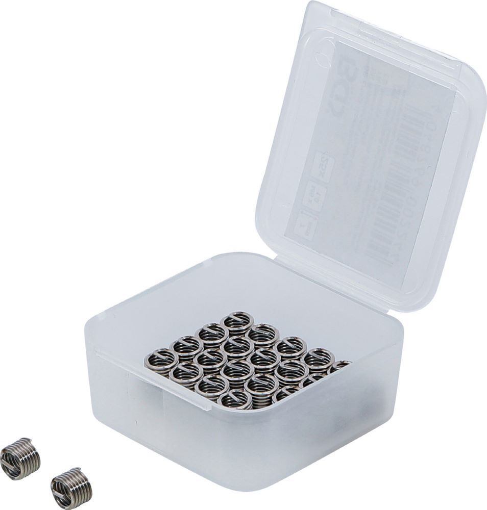 Produktbild BGS Ersatz Gewindeeinsätze M6 x 1,0 25 teilig