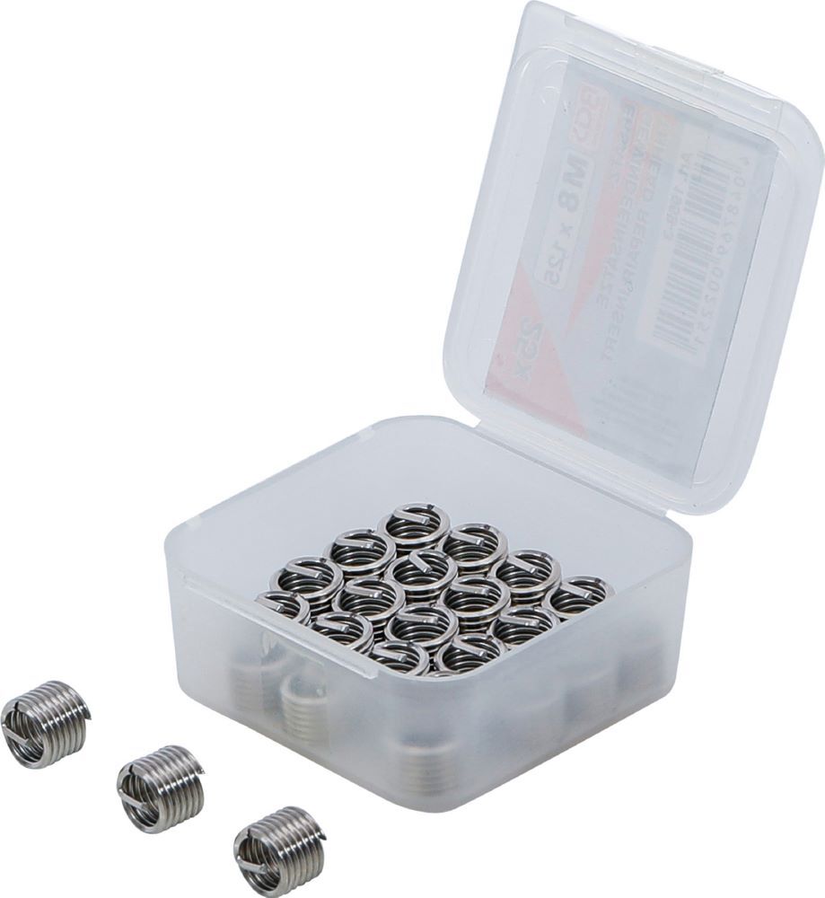 Produktbild BGS Ersatz Gewindeeinsätze M8 x 1,25 25 teilig