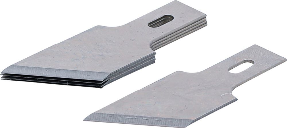 BGS Ersatz Schneideklingen 0,6 x 16 mm x 53° 5 teilig Produktbild BGS Ersatz Schneideklingen 0,6 x 16 mm x 53° 5 teilig