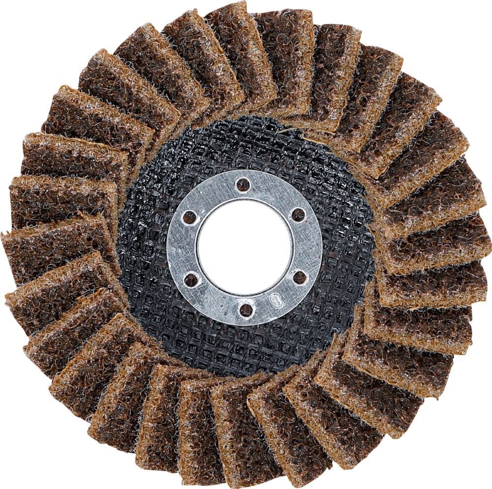 Produktbild BGS Fächer Schleif Scheibe Vlies Durchmesser 115 mm Körnung 80