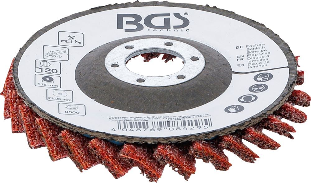 Produktbild Fächer Schleif Scheibe Vlies Durchmesser 115 mm Körnung 120 bild 3