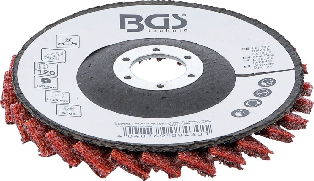 Produktbild Fächer Schleif Scheibe Vlies Durchmesser 125 mm Körnung 120 bild 3