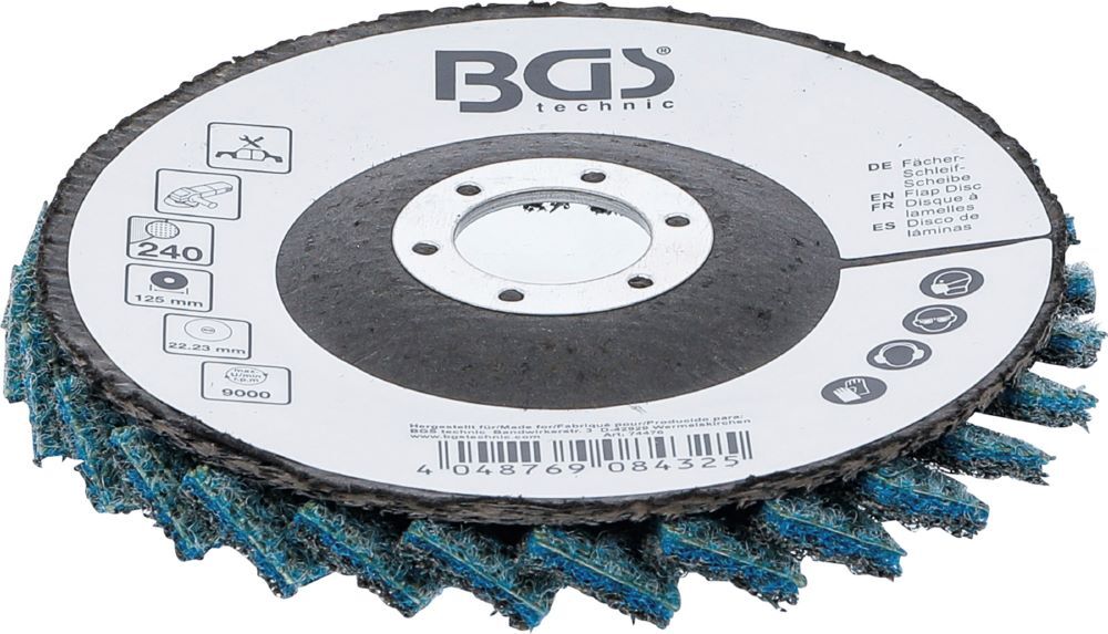 Produktbild Fächer Schleif Scheibe Vlies Durchmesser 125 mm Körnung 240 bild 3