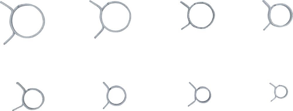 Produktbild Federband Schlauchschellen Sortiment 80 teilig bild 2