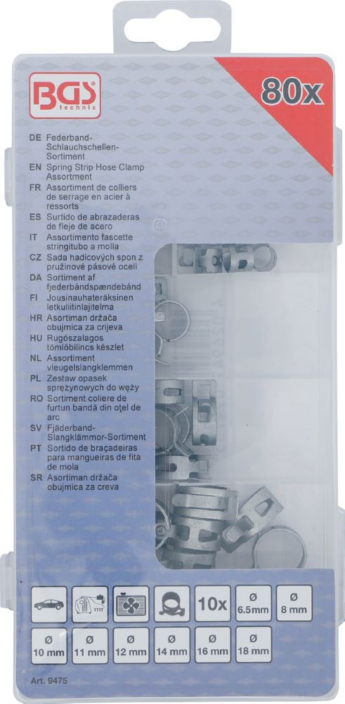 Produktbild Federband Schlauchschellen Sortiment 80 teilig bild 3