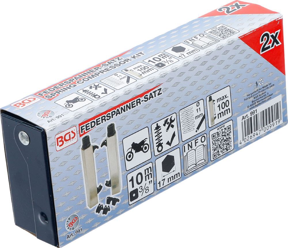 BGS Federspanner Satz für Motorräder 2 teilig Produktbild BGS Federspanner Satz für Motorräder 2 teilig bild 8