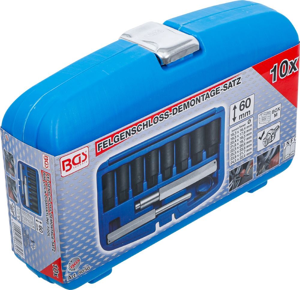 Produktbild Felgenschloss Demontage Satz 10 teilig bild 6