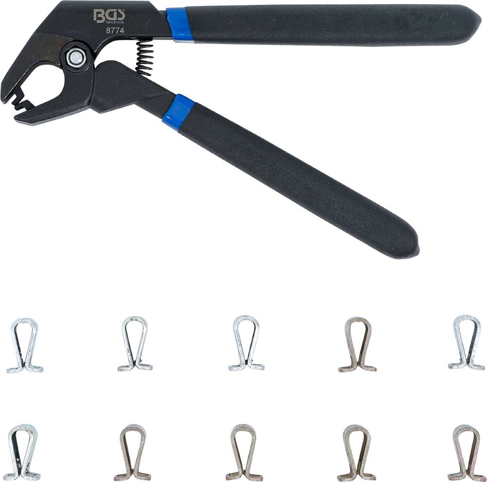 BGS Fixierklammern Satz mit Klammernzange 11 teilig Produktbild BGS Fixierklammern Satz mit Klammernzange 11 teilig bild 8