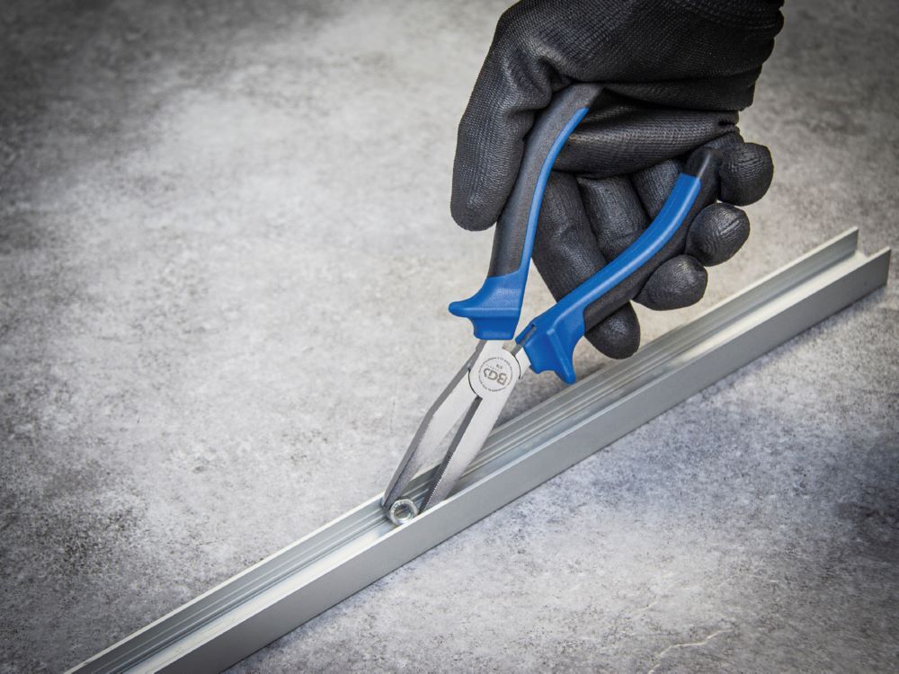 BGS Flachzange 160 mm Blau Produktbild BGS Flachzange 160 mm Blau bild 4
