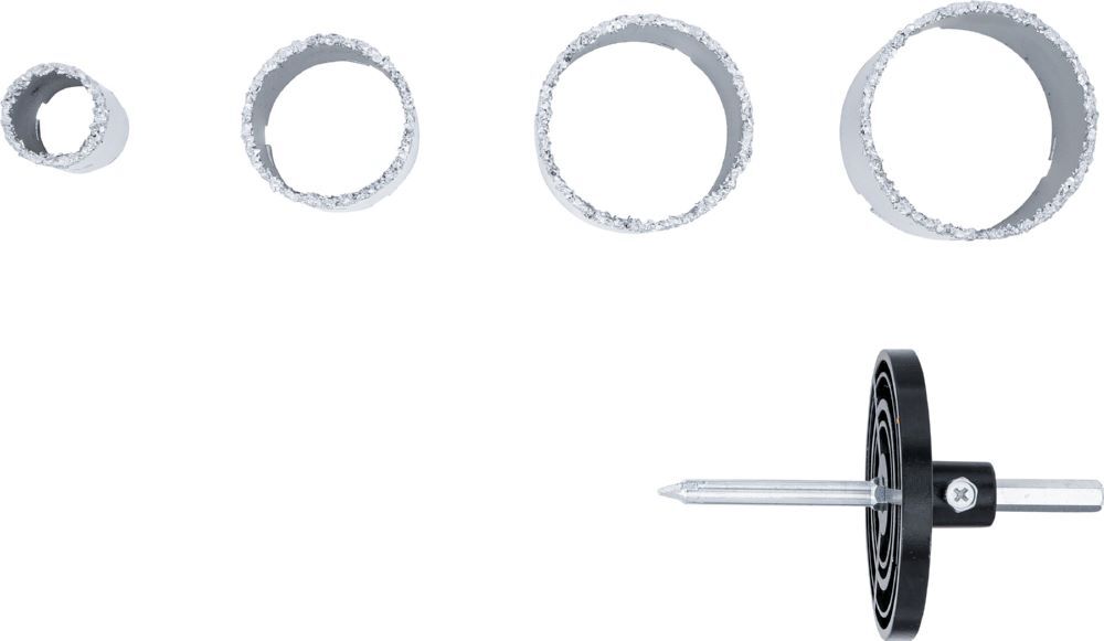 Produktbild Fliesen Bohrkronen Satz 33 - 73 mm 6 teilig bild 3