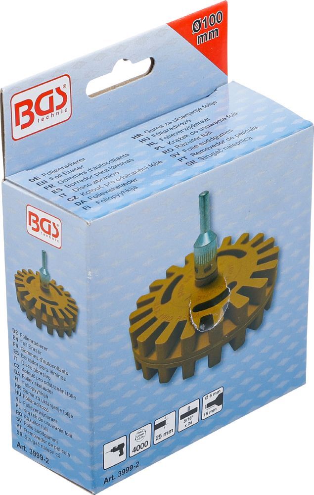 BGS Folienradierer mit Lamellen Durchmesser 100 mm Produktbild BGS Folienradierer mit Lamellen Durchmesser 100 mm bild 5
