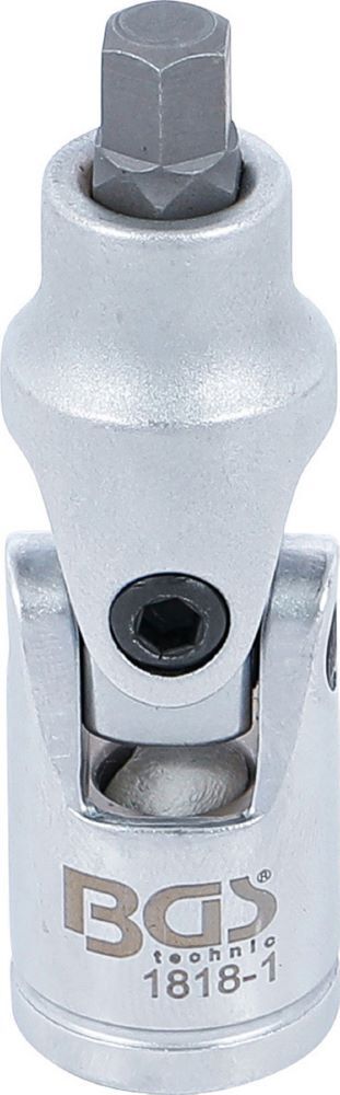 BGS Gelenk Einsatz Antrieb 10 mm 3/8 Zoll Innensechskant 7 mm Produktbild BGS Gelenk Einsatz Antrieb 10 mm 3/8 Zoll Innensechskant 7 mm