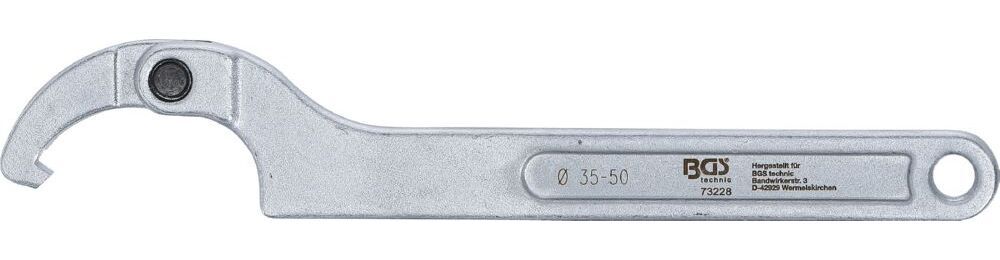 Produktbild Gelenk Hakenschlüssel mit Nase 35 - 50 mm bild 3