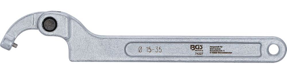 Produktbild Gelenk Hakenschlüssel mit Zapfen 15 - 35 mm bild 3