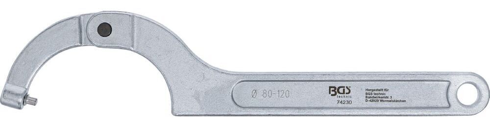 Produktbild Gelenk Hakenschlüssel mit Zapfen 80 - 120 mm bild 3