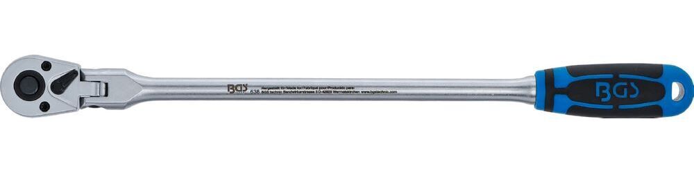 Produktbild Gelenkknarre arretierbar extra lang Abtrieb Außenvierkant 1/4 Zoll 304 mm bild 2