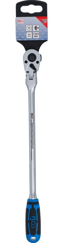 Produktbild Gelenkknarre arretierbar extra lang Abtrieb Außenvierkant 1/4 Zoll 304 mm bild 6