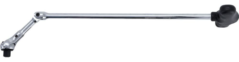 Produktbild Gelenkknarre mit T-Griff abwinkelbar Abtrieb Außenvierkant 6,3 mm 1/4 Zoll bild 3