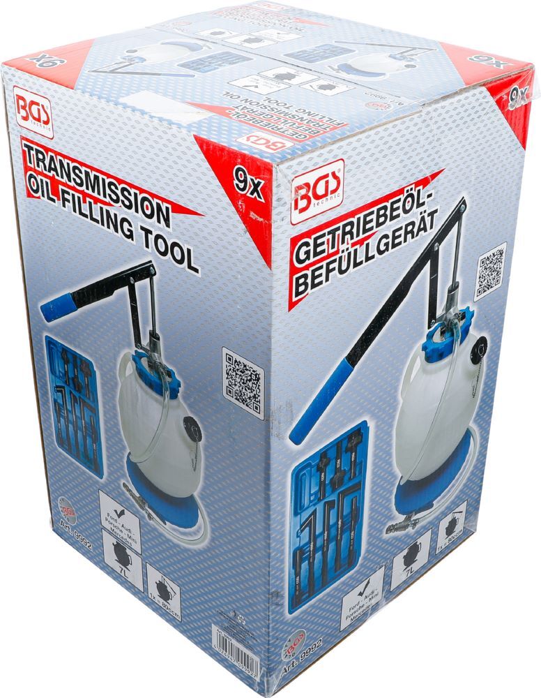 Produktbild Getriebeöl-Befüllgerät mit Handpumpe mit 8 Adaptern 7 Liter bild 4